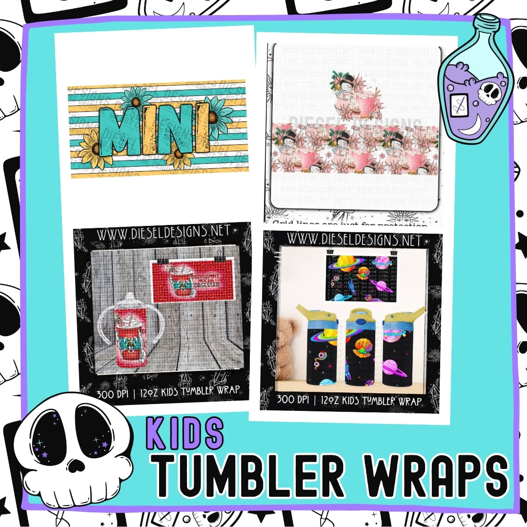 Kids Tumbler Wraps