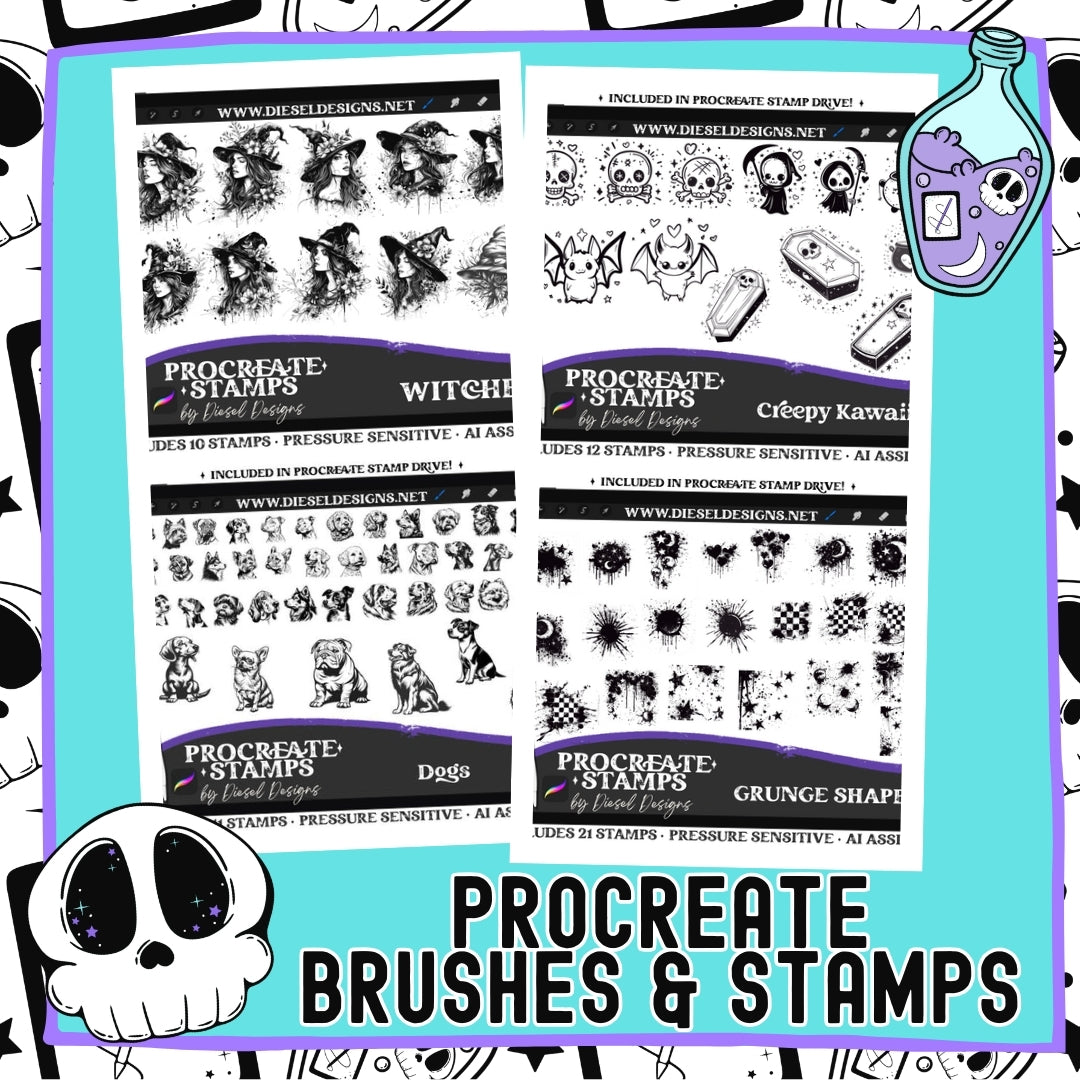 Procreate Brushes & Stamps