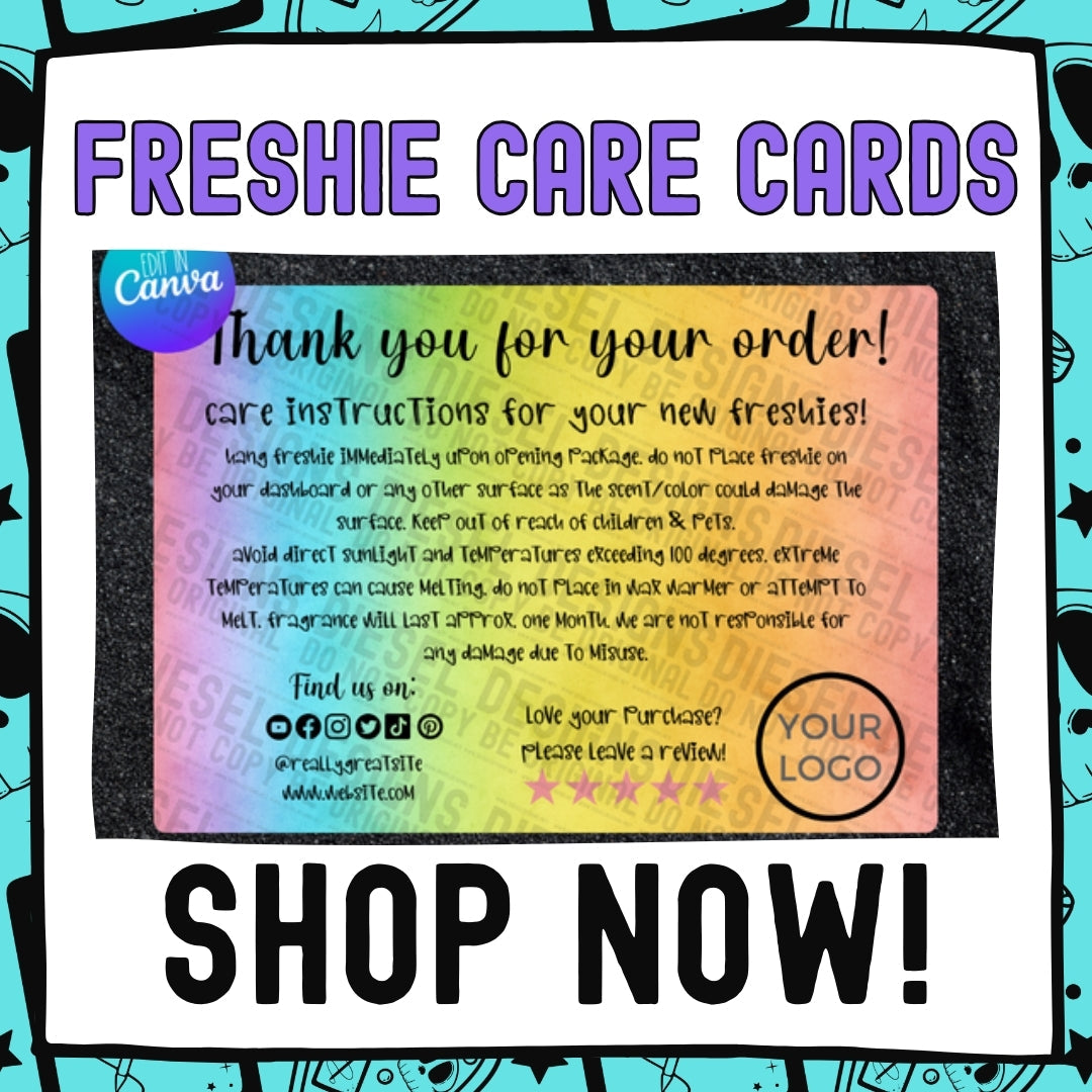 Freshie Care Cards