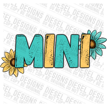 Mini Sunflowers | 300 DPI | Transparent PNG