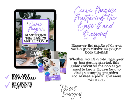 Canva Magic: Mastering the basics and beyond | E-Book | PDF | Instant Download