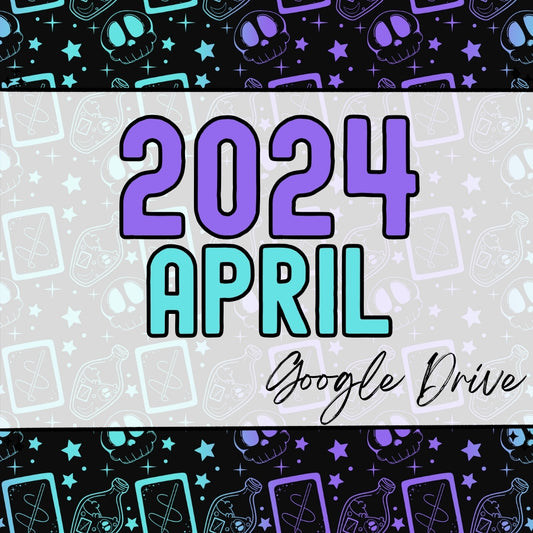 April 2024 | 300 DPI | Transparent PNG | Seamless | Tumbler Wraps | Clipart