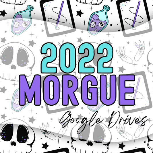 2022 Morgue | 300 DPI | Transparent PNG | Seamless | Tumbler Wraps | Clipart