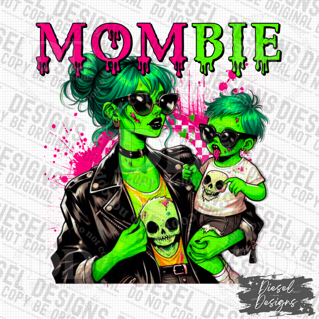 Mombie Zombie PNG  | 300 DPI | Transparent PNG | Digital File Only by