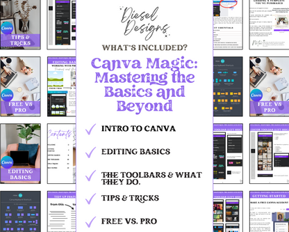 Canva Magic: Mastering the basics and beyond | E-Book | PDF | Instant Download