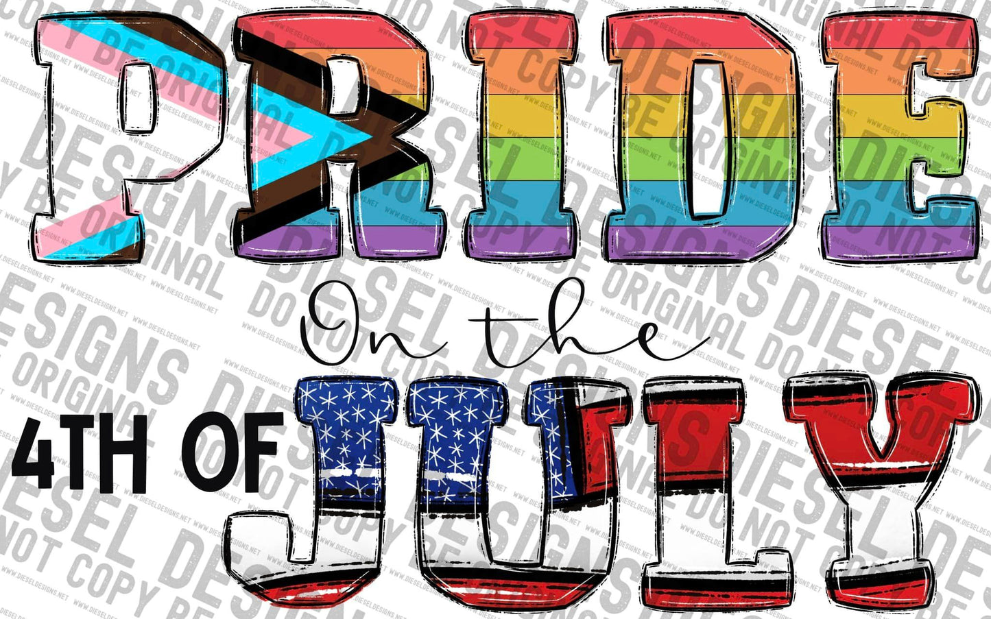 Pride 4th July 2 | 300 DPI | Transparent PNG