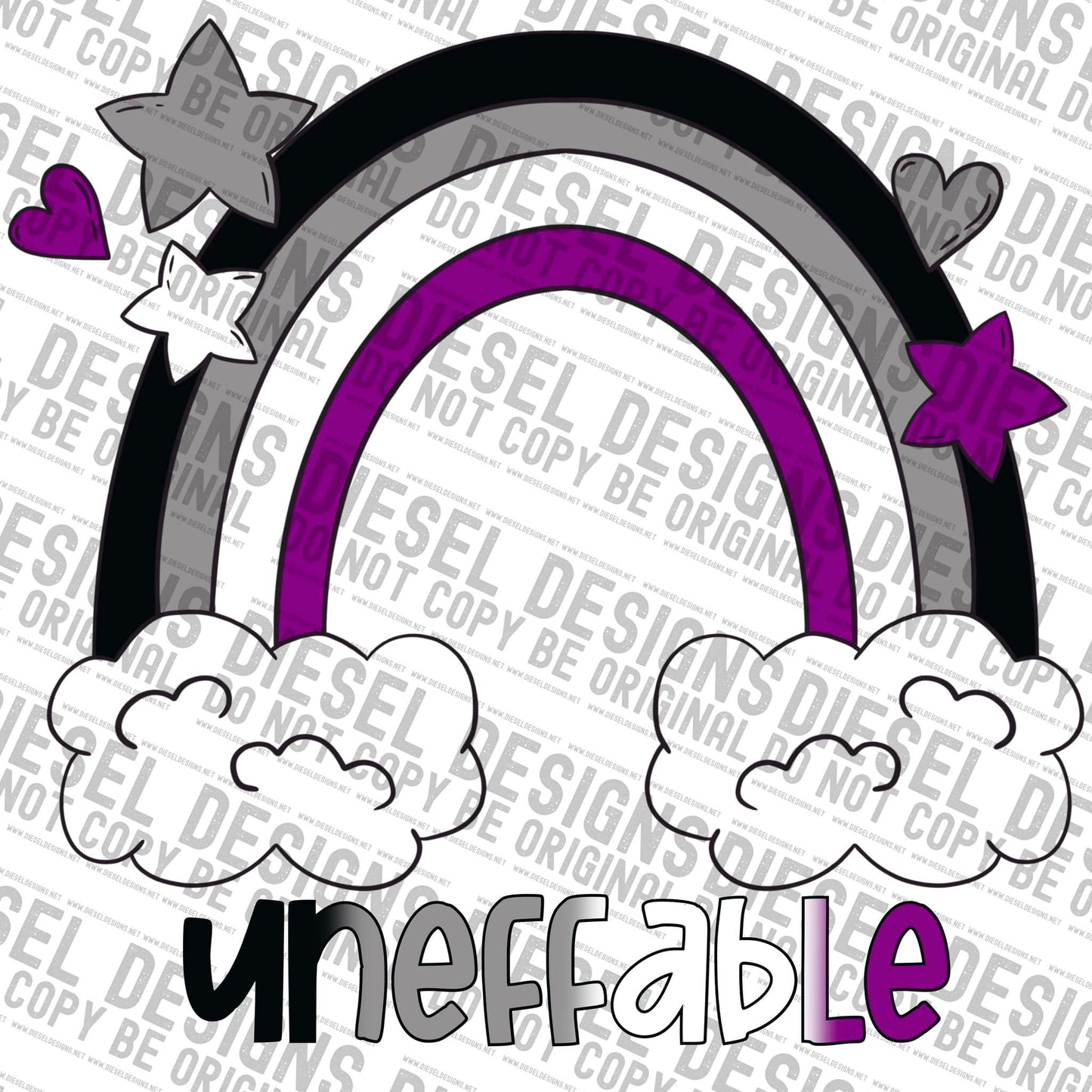 Asexual UnEffable | 300 DPI | Transparent PNG