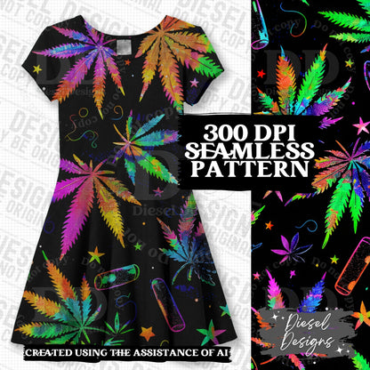 Pride 420 Seamless BUNDLE | 300 DPI | PNG | Seamless | Tumbler Wraps | Digital File Only