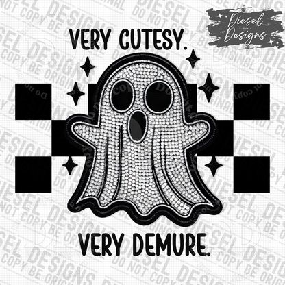 Very Cutesy, Very Demure PNG  | 300 DPI | Transparent PNG | Digital File Only