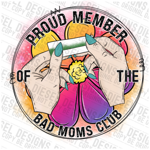 Bad Moms Club - Joint | 300 DPI | Transparent PNG