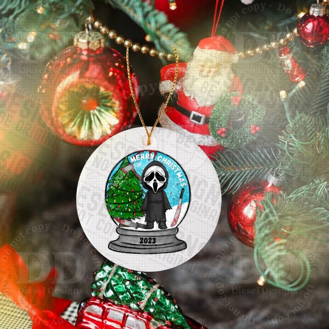 2023 Christmas Snowglobes Bundle | 300 DPI | PNG | Seamless | Tumbler Wraps