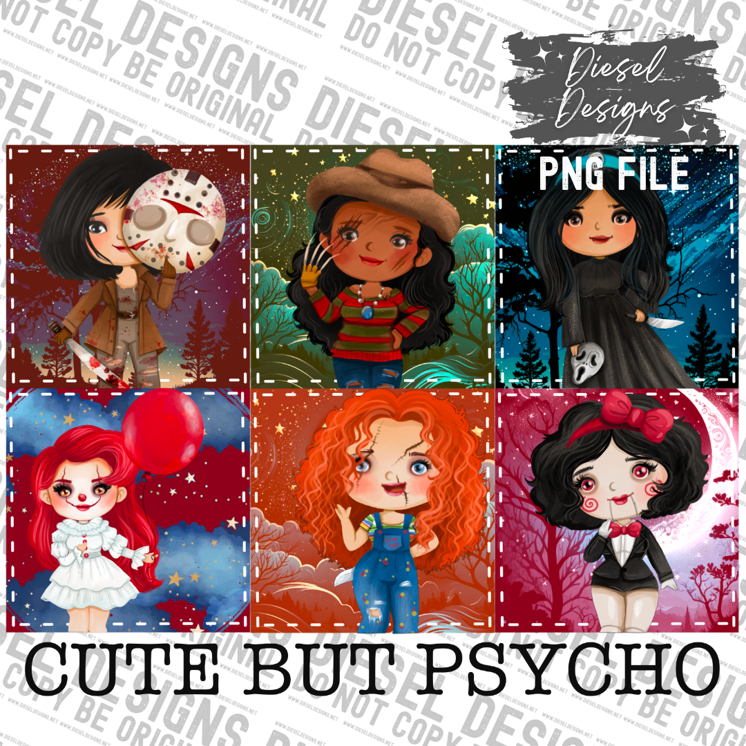 Nightmare on Designers Street Collab | 300 DPI | PNG | Seamless | Tumbler Wraps | Collab |