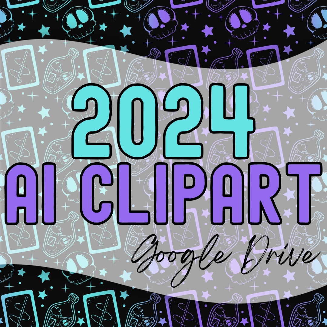 2024 AI Clipart Drive  | 300 DPI | AI Assisted | Clipart