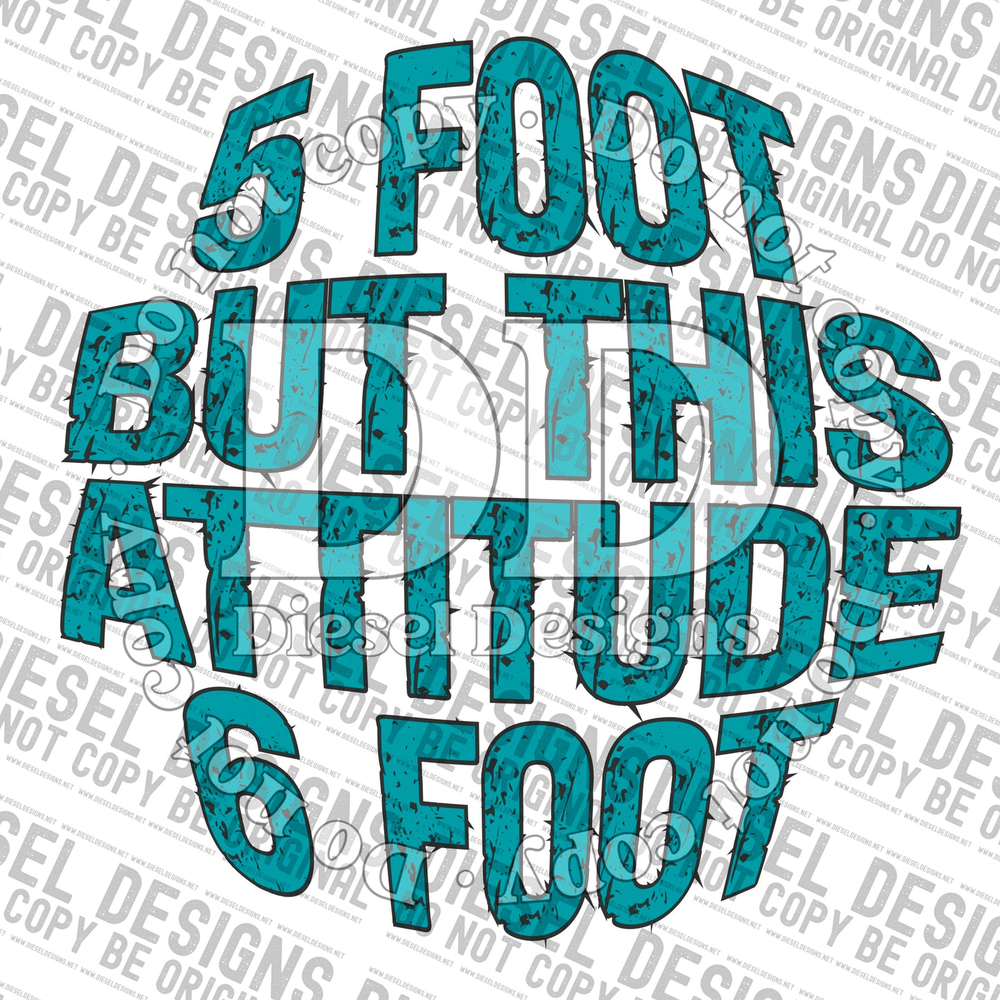 Attitude 6 foot blue  | 300 DPI | Transparent PNG