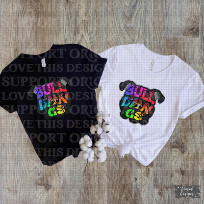 School Mascot Rainbow Glitter Drive  | 300 DPI | Transparent PNG | Google Drive