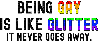 Pride like glitter | 300 DPI | Transparent PNG