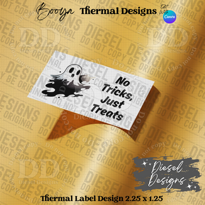 Booya Themed Thermal Designs Bundle of 5 Thermal Designs  ( 2.25 x 1.25 ) Bundle | Thermal Label | Edit in Canva | 2.25" x 1.25" | Bundles | Package Label