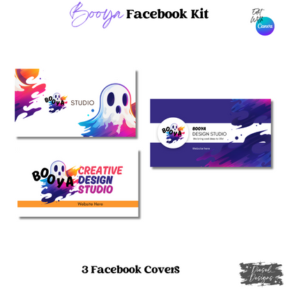 Booya Facebook Group Kit | Facebook Group Kits | Editable graphics included |