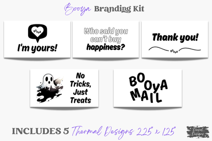 BOOYA Business Branding Kit | Website Kit | Business Card | Logo | Facebook Cover | Editable in Canva