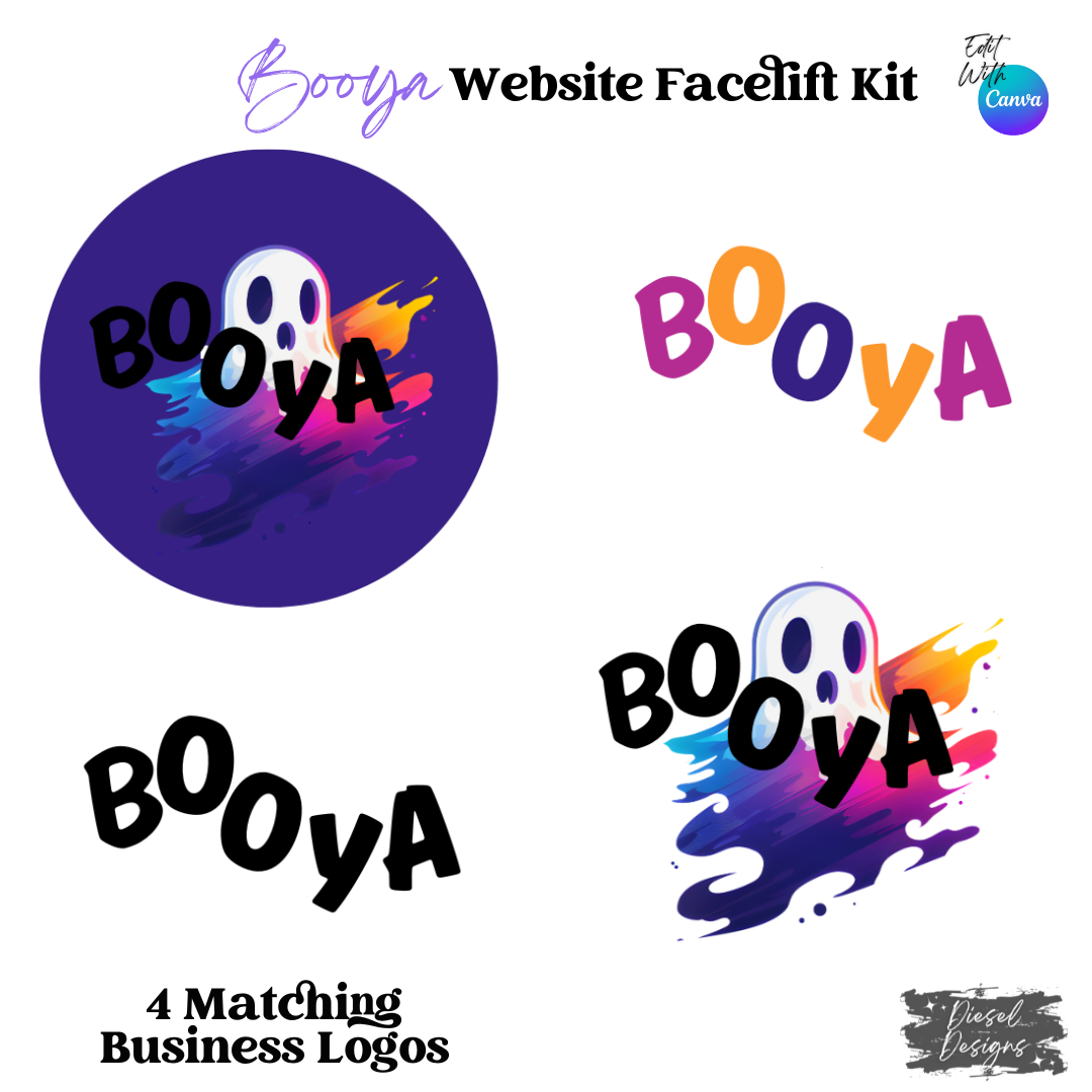 Booya Website Kits | Website Kits | Editable graphics included