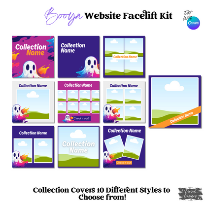 Booya Website Kits | Website Kits | Editable graphics included