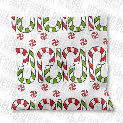 Candies & Candy Canes | Seamless File | 300 DPI | 12" x 12" | Digital File only