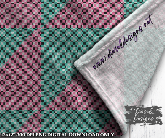 Coordinating Baker Checkered Seamless   | 300 DPI | 12" x 12" | Seamless File