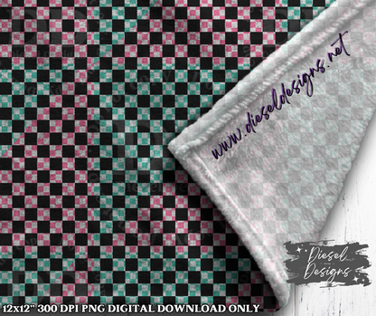 Coordinating Bakers  Checkered Seamless 2   | 300 DPI | 12" x 12" | Seamless File