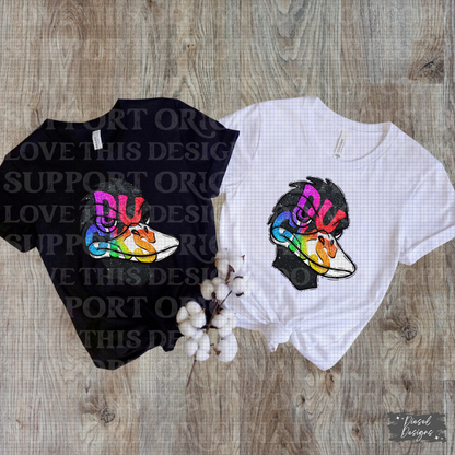 School Mascot Rainbow Glitter Drive  | 300 DPI | Transparent PNG | Google Drive