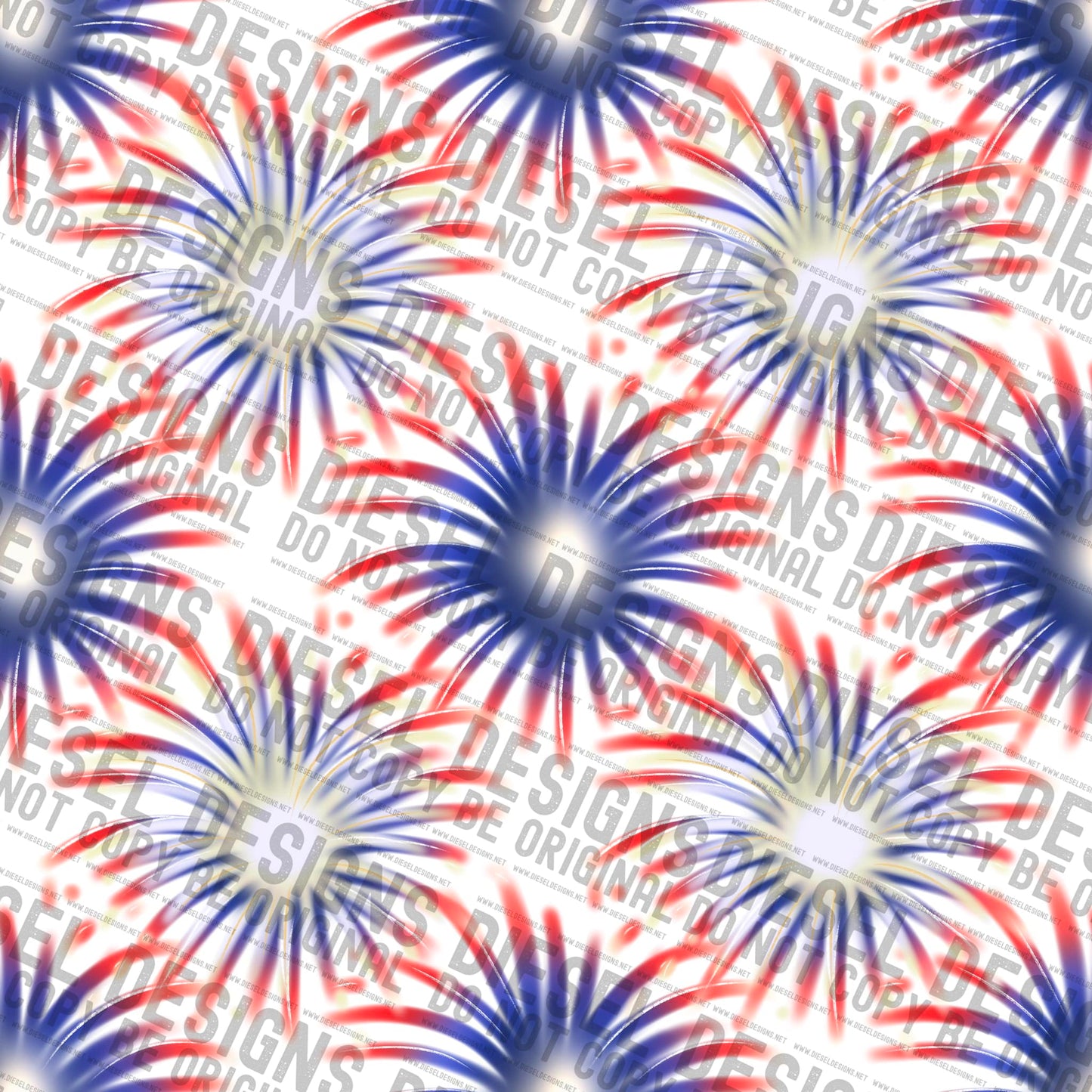 Fireworks | 300 DPI | 12" x 12" | Seamless File