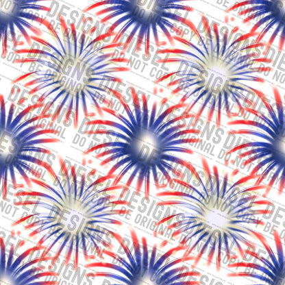 Fireworks | 300 DPI | 12" x 12" | Seamless File