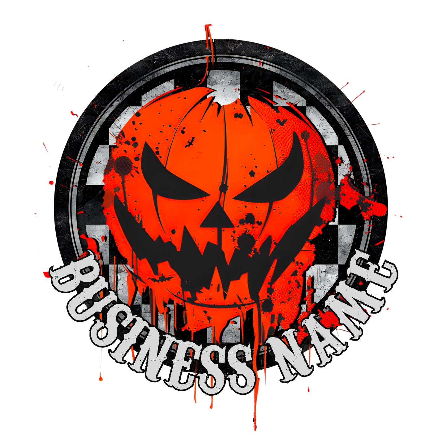 Halloween Logo | Editable | Canva Template | Edit in Canva