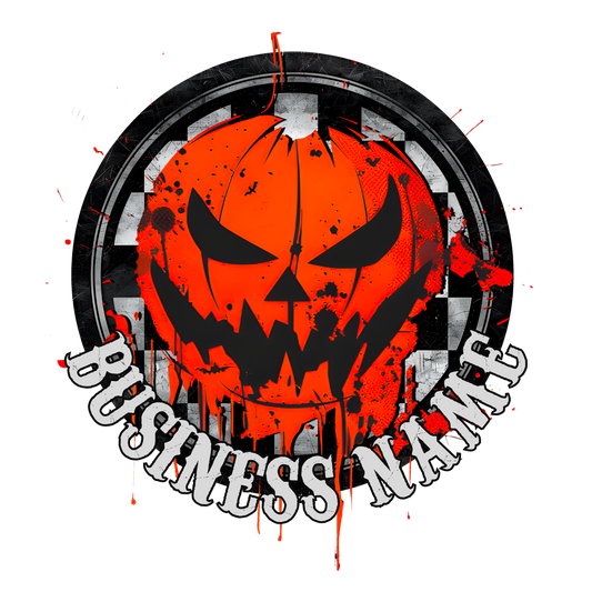Halloween Logo | Editable | Canva Template | Edit in Canva