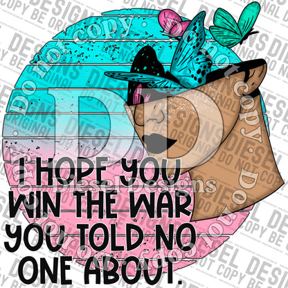 Win the war | 300 DPI | Transparent PNG