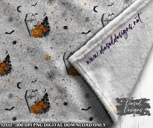 Is it Halloween Seamless Design | 300 DPI | Seamless 12"x12" | 2 sizes Included