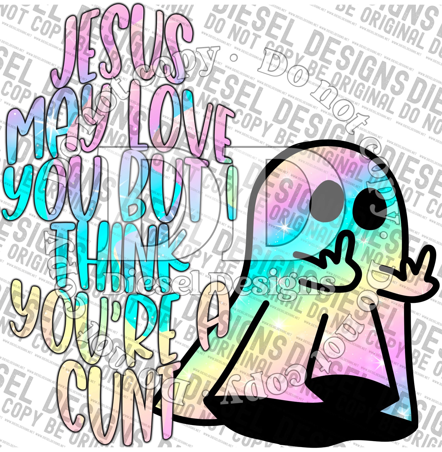 Jesus may love you | 300 DPI | Transparent PNG