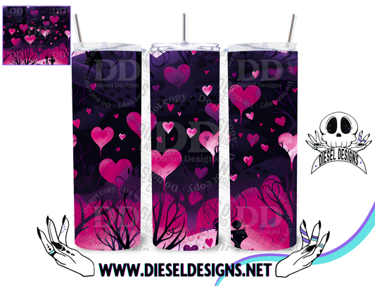 Love Scene Tumbler Wrap | 20oz. Tumbler Wrap | 300 DPI | Digital File Only