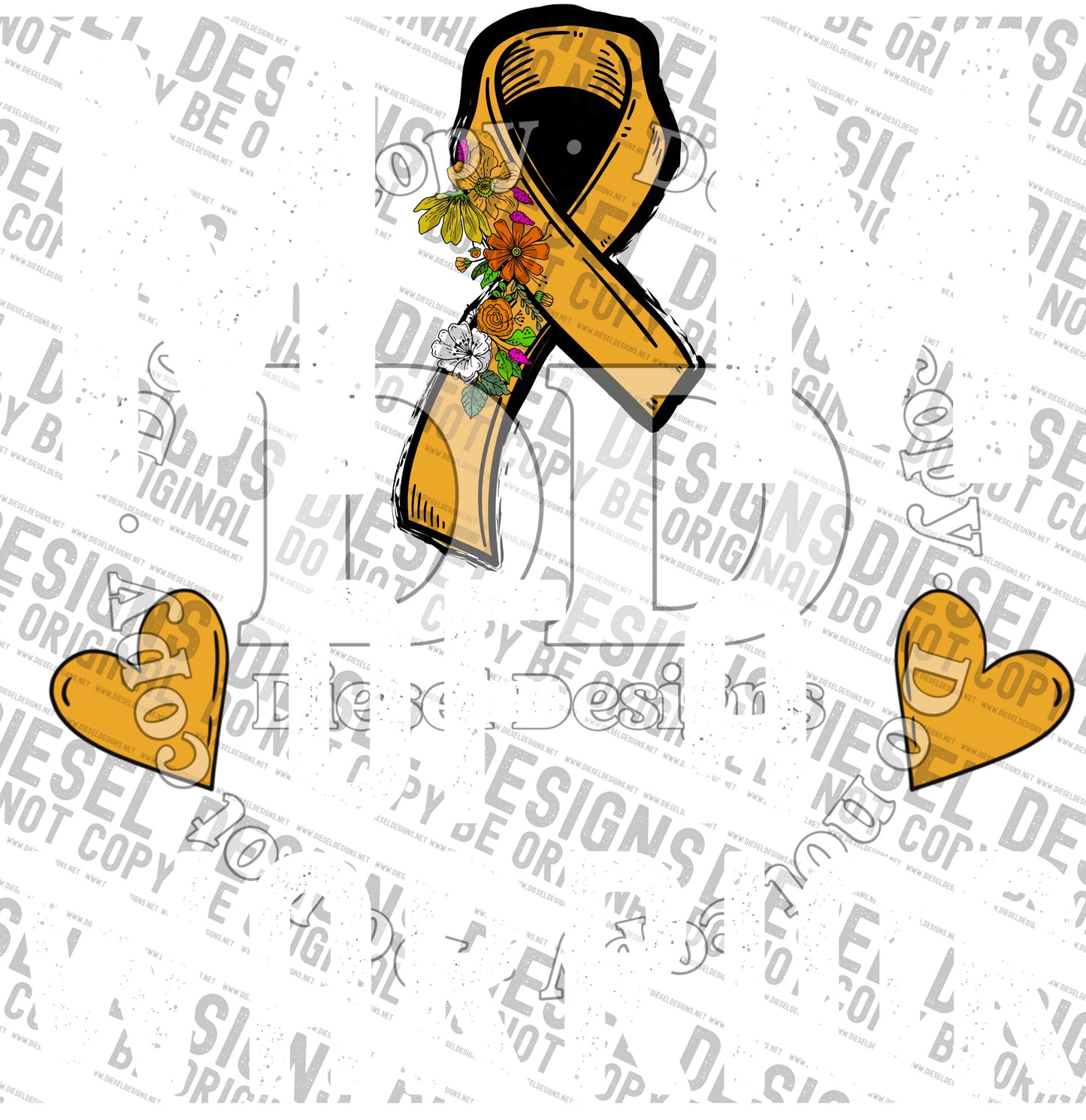 Mom of a Warrior yellow  | 300 DPI | Transparent PNG