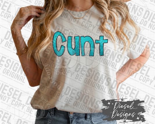 Glitter Cunt PNG  | 300 DPI | Transparent PNG | Digital File Only