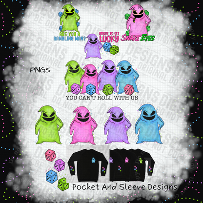 Neon Oogie Bundle | 26 files | 300 DPI | PNG | Seamless | Tumbler Wraps