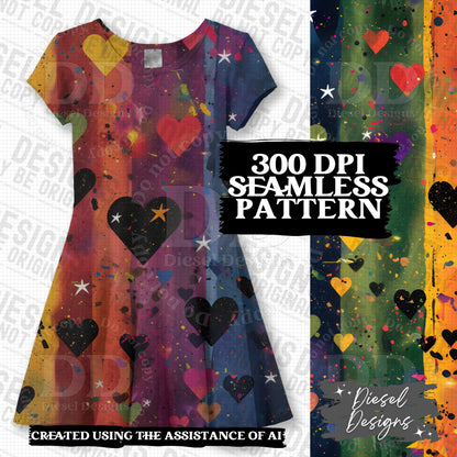 Pride Aliens Seamless Designs Bundle | 300 DPI | PNG | Seamless | Tumbler Wraps | Digital File Only