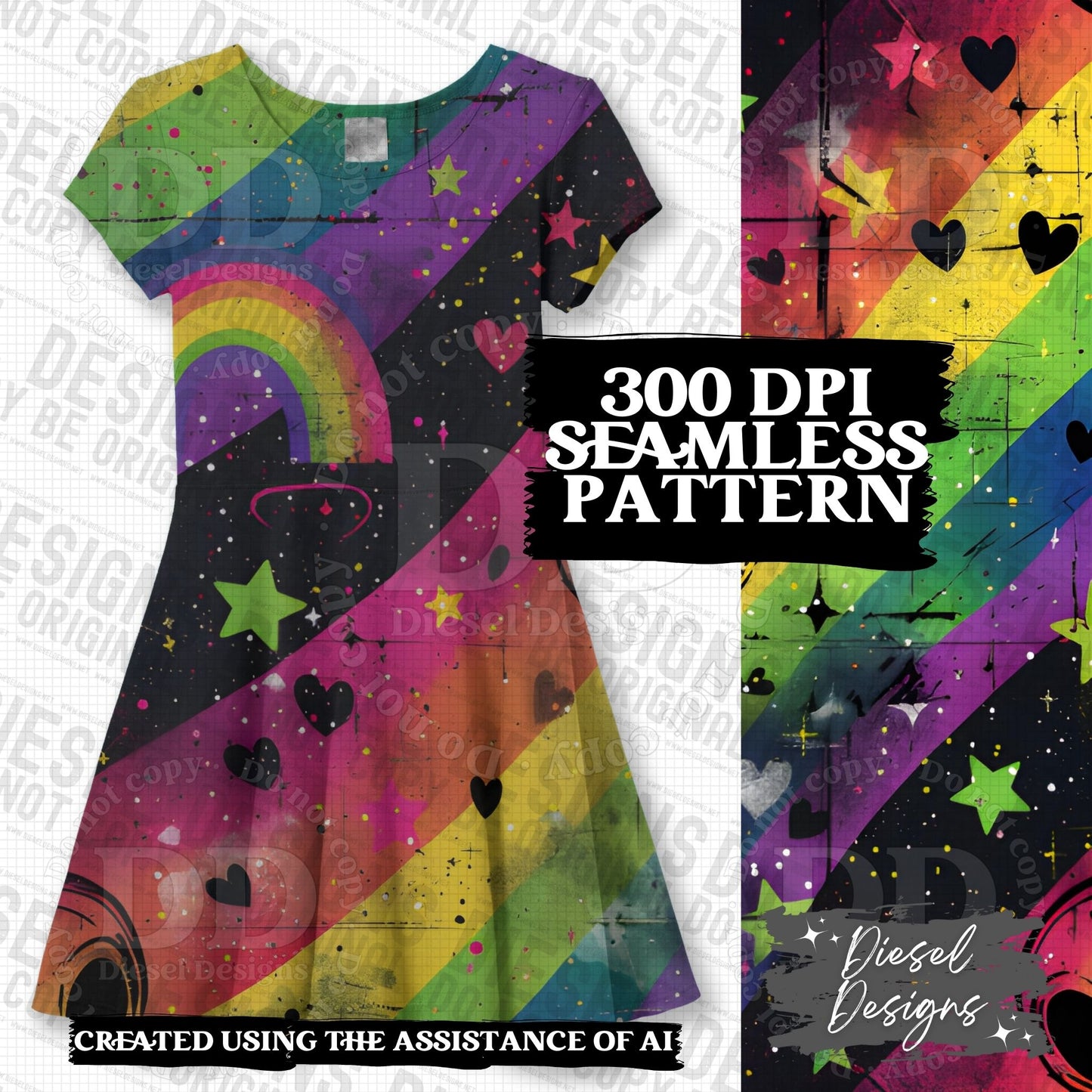 Pride Aliens Seamless Designs Bundle | 300 DPI | PNG | Seamless | Tumbler Wraps | Digital File Only