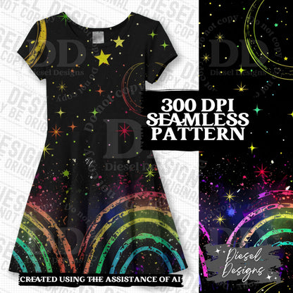 Pride Celestial Clouds Seamless BUNDLE | 300 DPI | PNG | Seamless | Tumbler Wraps | Digital File Only