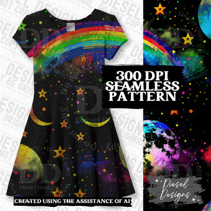 Pride Celestial Clouds Seamless BUNDLE | 300 DPI | PNG | Seamless | Tumbler Wraps | Digital File Only