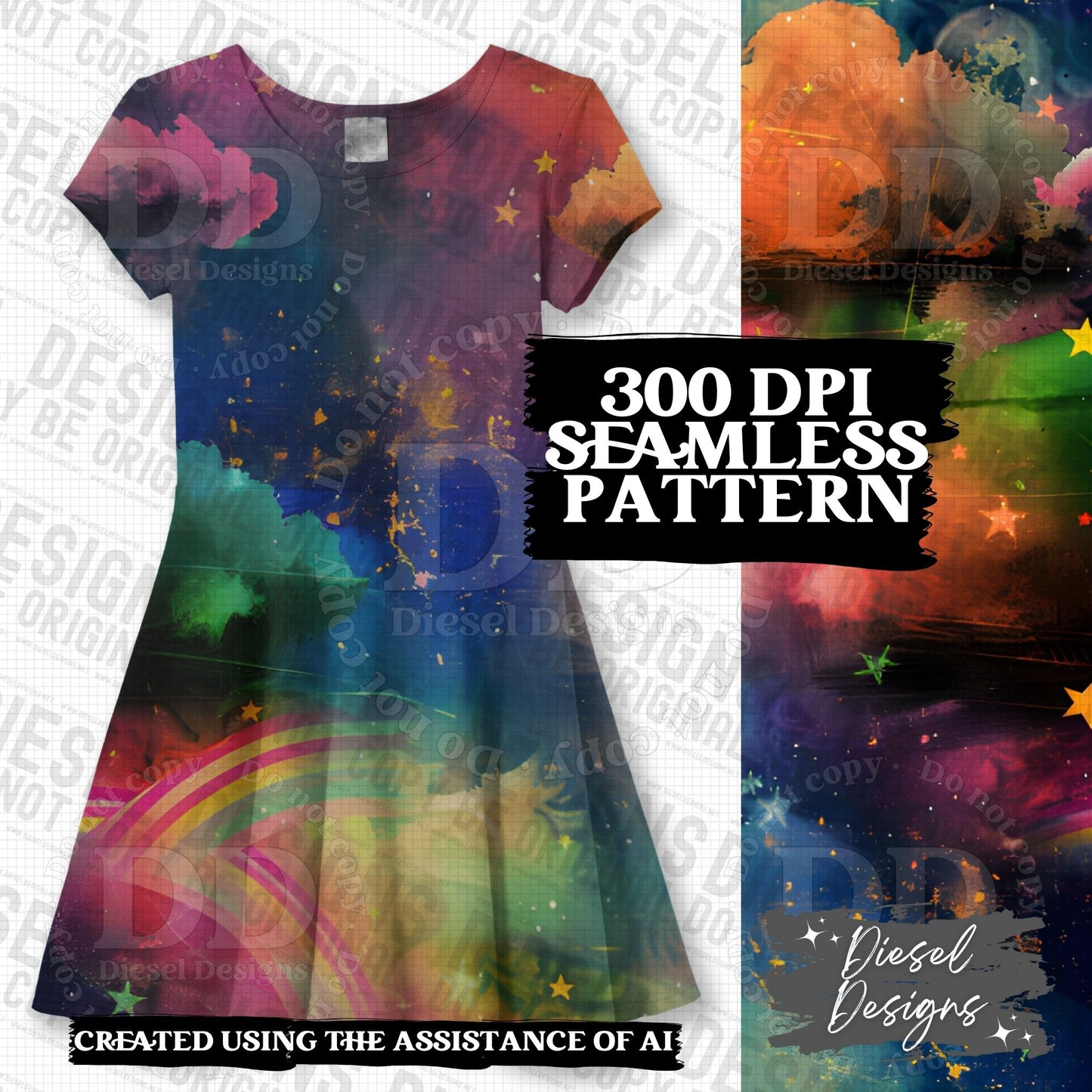 Pride Celestial Clouds Seamless BUNDLE | 300 DPI | PNG | Seamless | Tumbler Wraps | Digital File Only