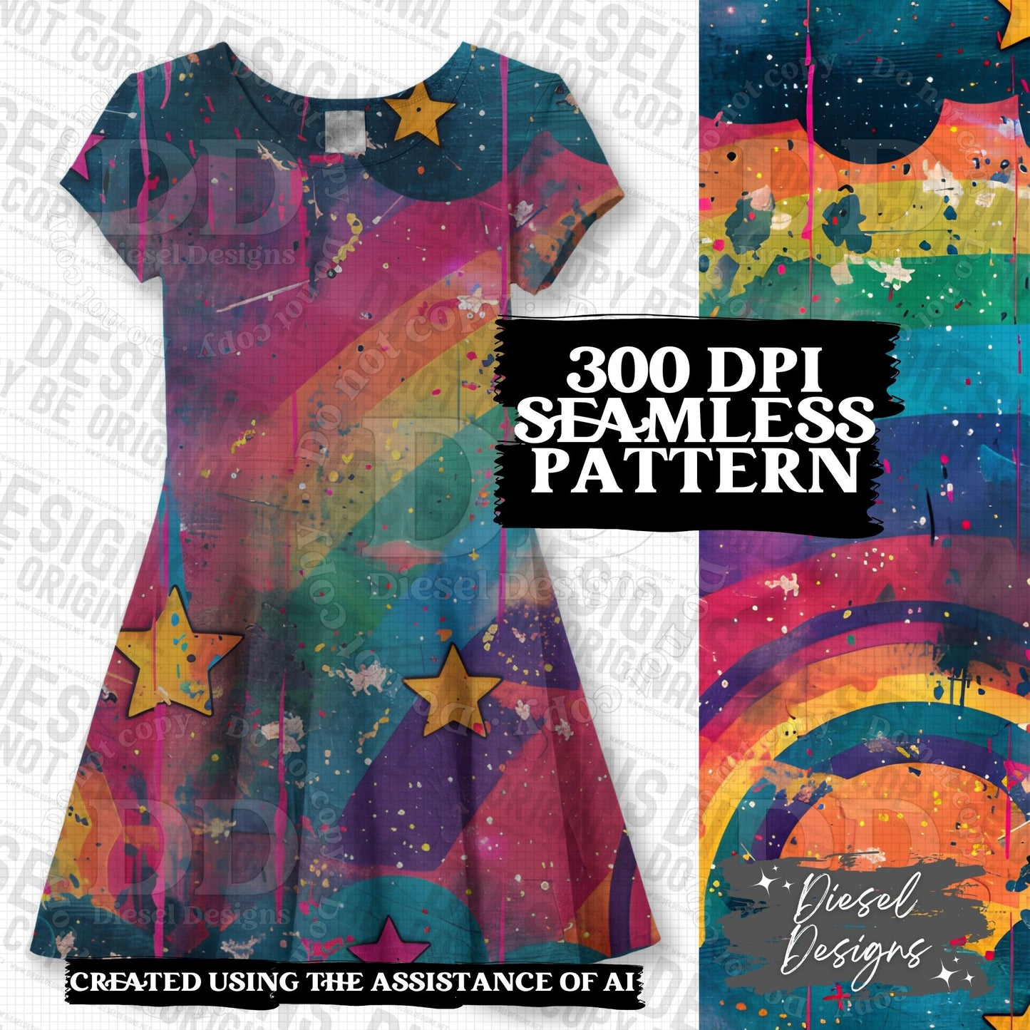 Pride Celestial Clouds Seamless BUNDLE | 300 DPI | PNG | Seamless | Tumbler Wraps | Digital File Only