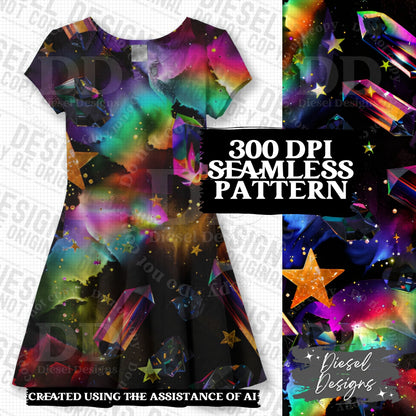 Pride Crystals Seamless BUNDLE | 300 DPI | PNG | Seamless | Tumbler Wraps | Digital File Only