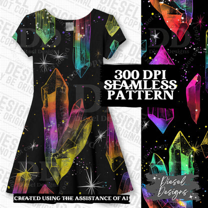 Pride Crystals Seamless BUNDLE | 300 DPI | PNG | Seamless | Tumbler Wraps | Digital File Only