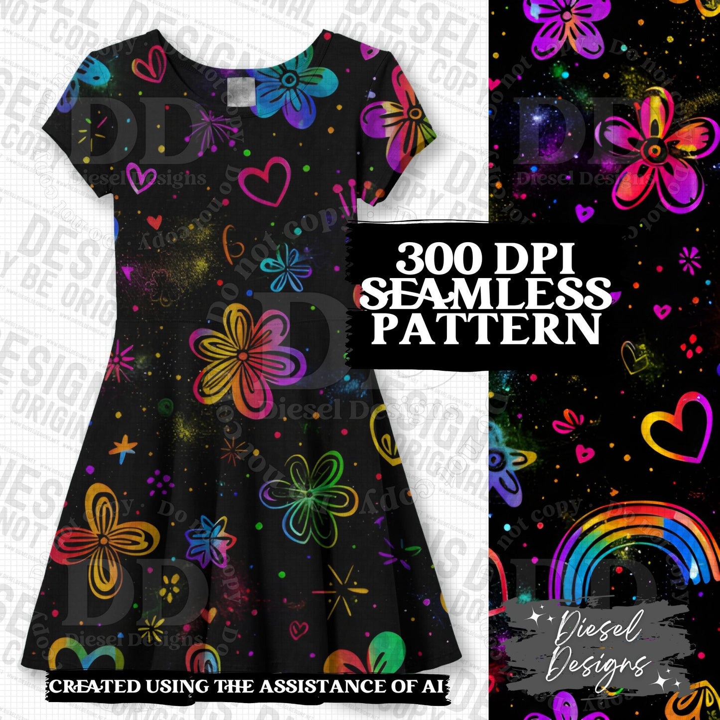 Pride Doodles Seamless BUNDLE | 300 DPI | PNG | Seamless | Tumbler Wraps | Digital File Only