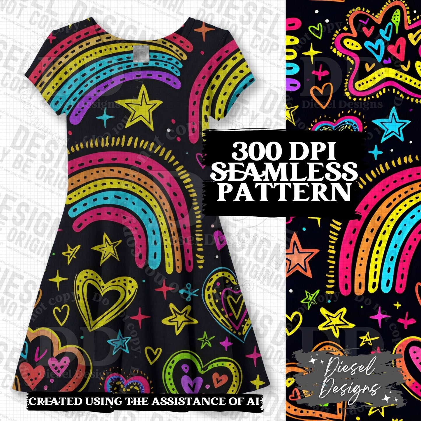 Pride Doodles Seamless BUNDLE | 300 DPI | PNG | Seamless | Tumbler Wraps | Digital File Only